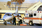 Patient Transported to Air Ambulance Service